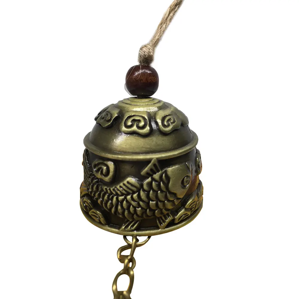 Подвесное украшение античная бронза ветряные колокольчики домашняя винтажная