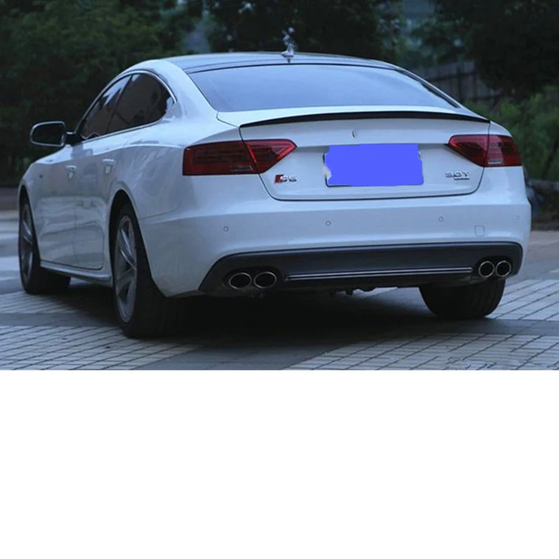 Задний спойлер для Audi A5/S5 задний из АБС пластика 4 дверей седанов 08 09 10 11 12 13 14 15