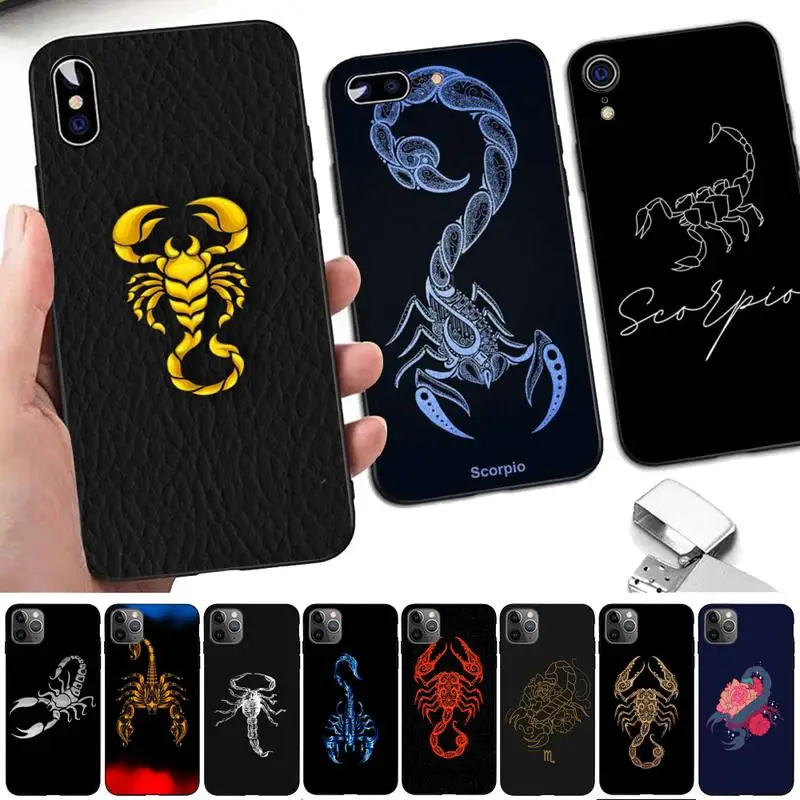 

Yinuoda Scorpion Phone Case for iPhone 11 12 13 mini pro XS MAX 8 7 6 6S Plus X 5S SE 2020 XR case