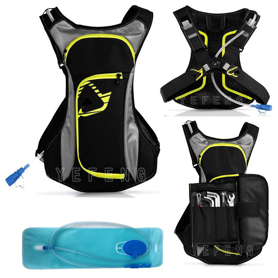 

New 2020 High Capacity Locomotive Racing Water Bags Motorcycle Shoulder Bag Motocross MTB Bike Backpack Free 2L TPU Water Bag
