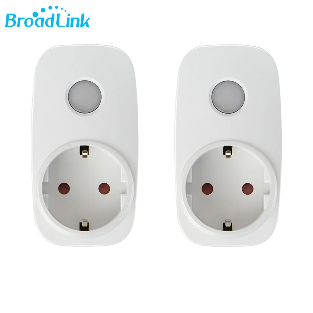 SP3s EU 2pcs Broadlink RM Mini3 Black Bean Smarthome универсальный пульт дистанционного управления WiFi ИК-контроллер приложение Совместимо с Alexa таймер розетка - Комплект: SP3s EU 2pcs