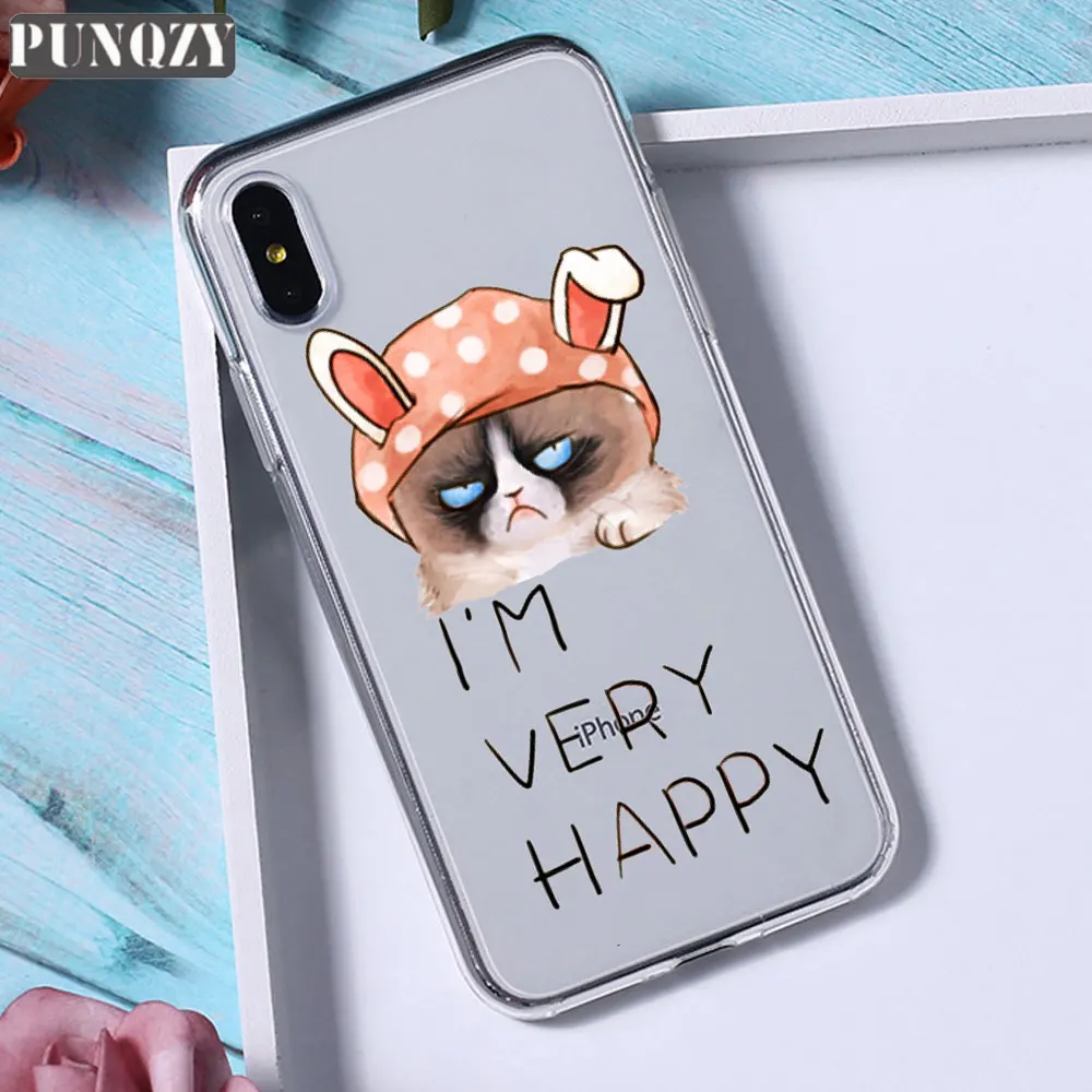 TPU D878 Забавный милый чехол для телефона с котом, собакой и животными для iPhone 11 pro max 5 SE 5 S 4S 6 6S 8 7 Plus X XR XS MAX прозрачный силиконовый чехол из ТПУ - Цвет: TPU D878
