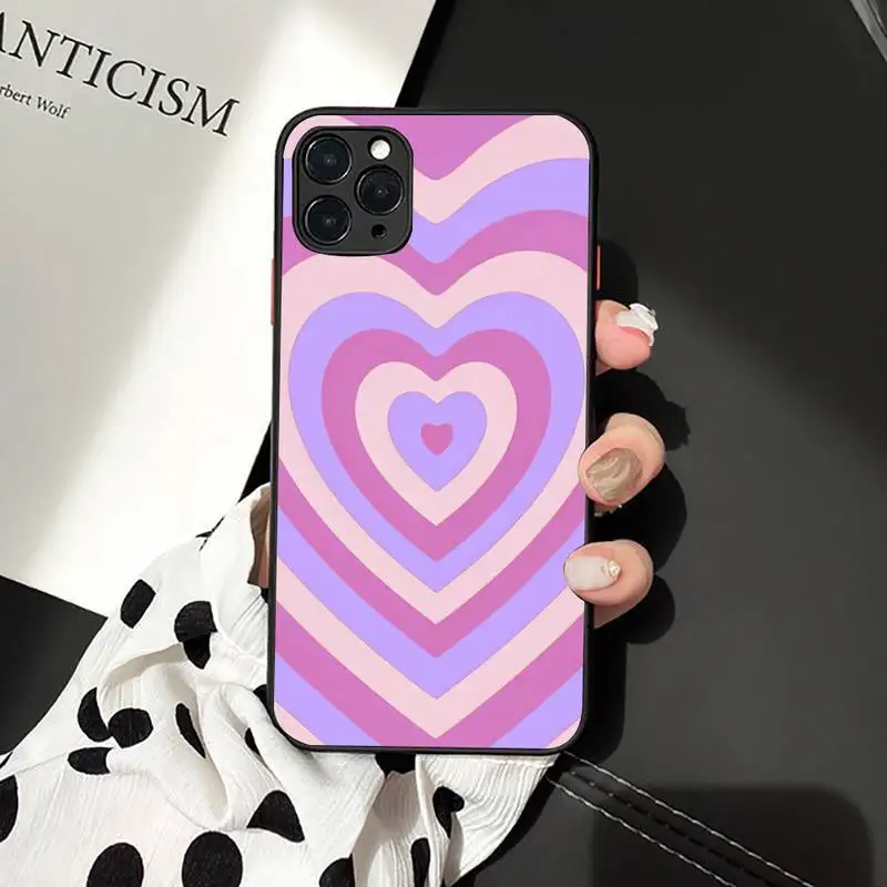 

Love heart Phone Case For iPhone 8 7 6 6S Plus 5 5S SE 2020 12pro max XR X XS MAX 11 Fundas Coque Bumper