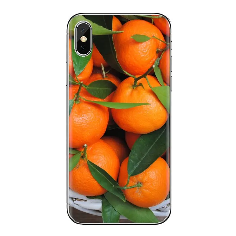 Food Wallpaper Tangerine For Xiaomi Redmi 4 3 3S Pro Mi3 Mi4 Mi4i Mi4C Mi5 Mi5S Mi Max Note 2 Transparent Soft Cases Covers |