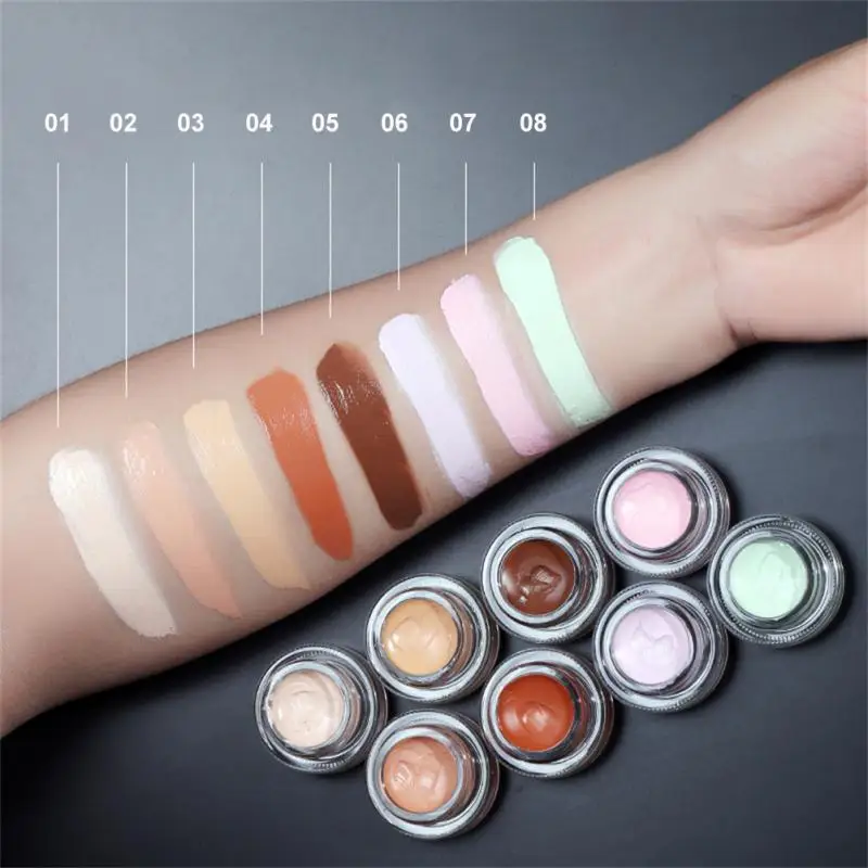 

Консилер для кожи вокруг глаз, основа под макияж, крем 8 цветов с полным покрытием, корректор цвета кожи, подходит для всех цветов кожи, конси...