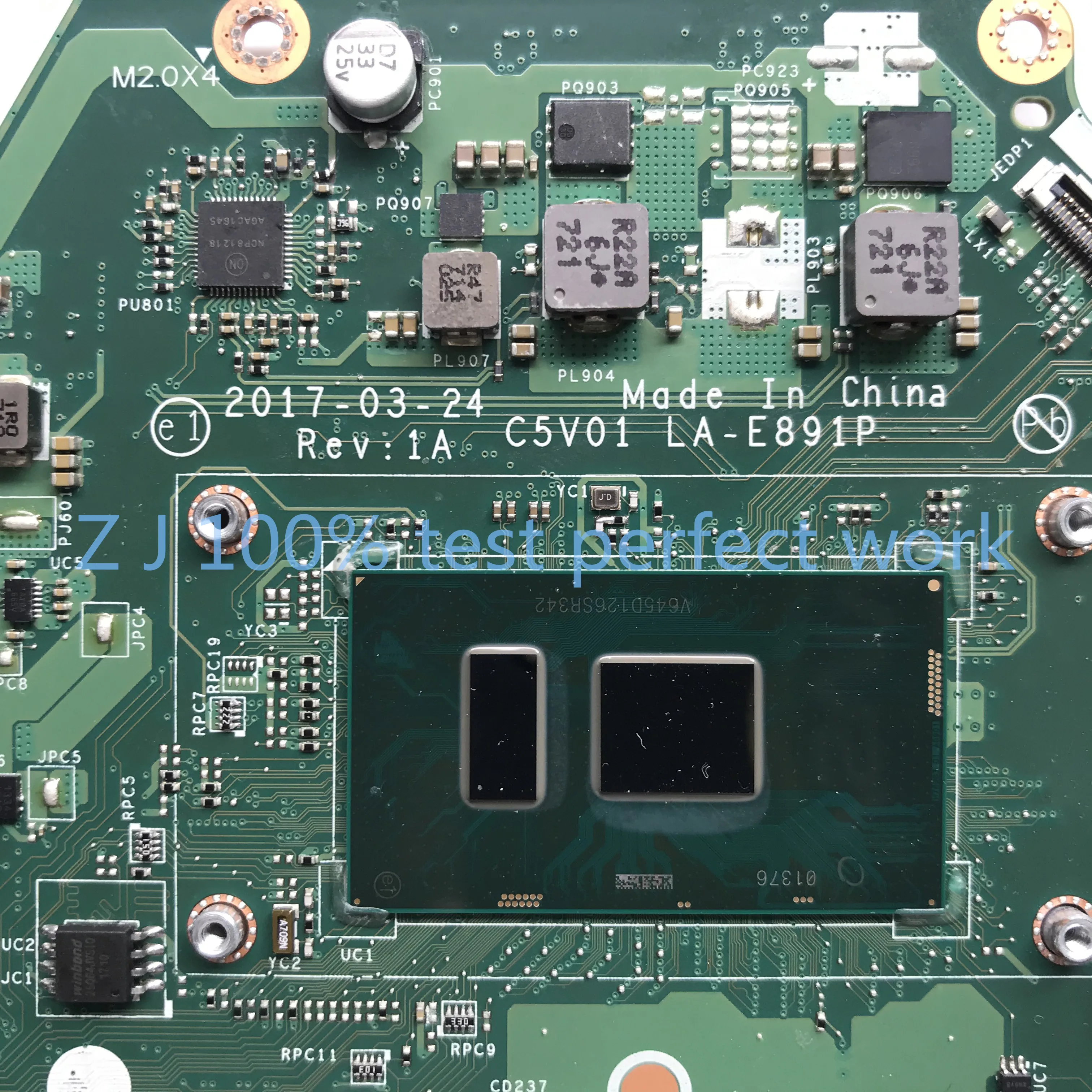Для Acer Aspire A515 51 Материнская плата ноутбука W/i5 7200U Процессор DDR4 NB.GP411.003 NBGP411003 C5V01 LA