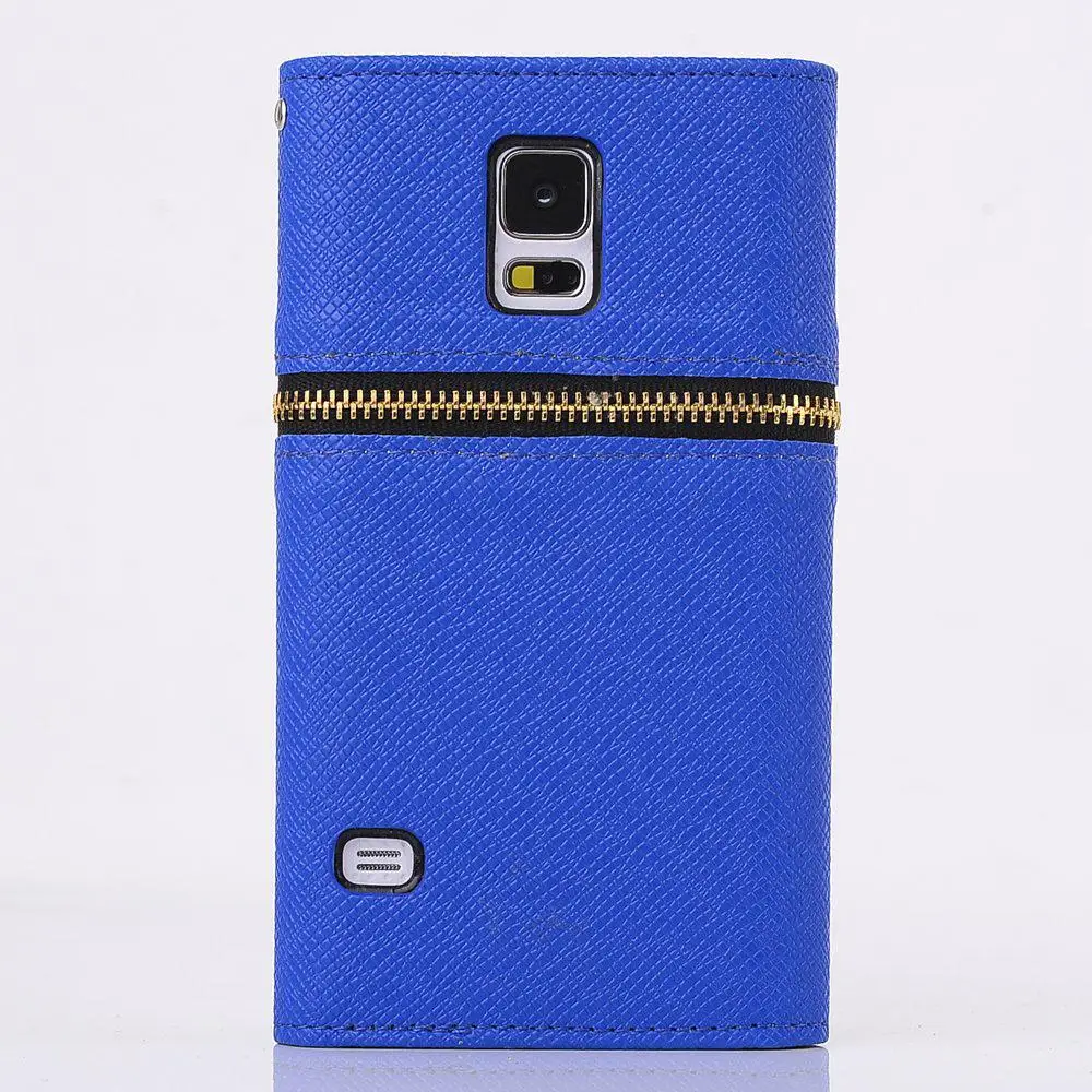 Многоцелевой флип-чехол из искусственной кожи/Чехол-кошелек для Samsung Galaxy S5 SV