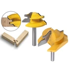 Фреза для контурной обработки под углом 45 градусов, шип фрезерная Деревообработка, хвостовик 6 мм