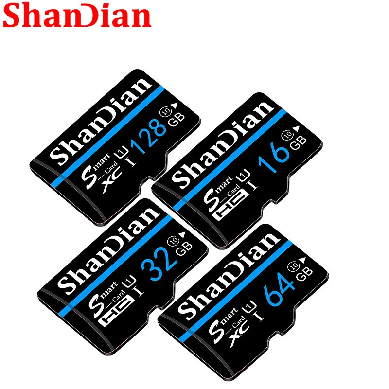 Карта памяти SHANDIAN 4 гб 128 64 microsd tf 32 16 SDXC SDHC Micro sd|Карты памяти| |