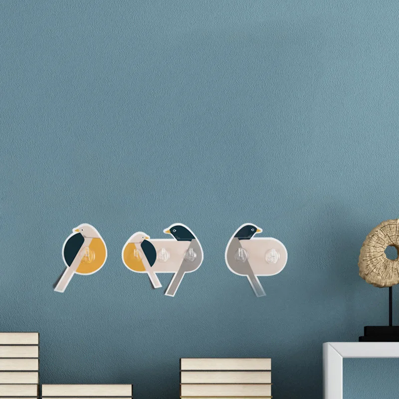 

Bird Shaped Wall Hook Rack Hanger Storage Holder Hanging Kitchen Bathroom Clothes Key Towel