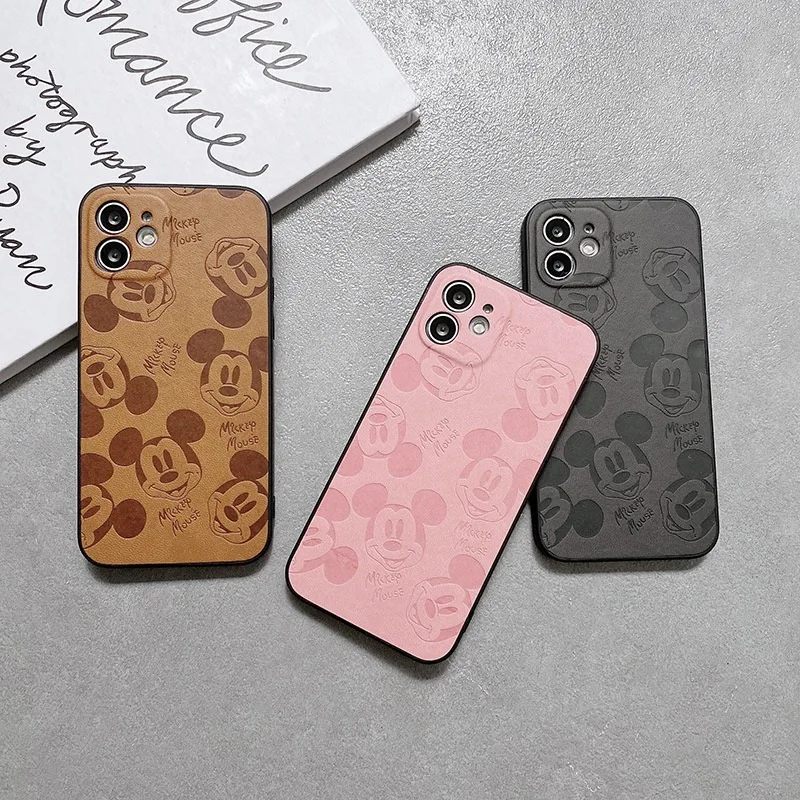 

Luxury Cute Cartoon Square Silicone Case For iPhone 13 12 11 Pro Max Mini X XR XS Max 7 8 6s Plus SE Shockproof Soft back Cover