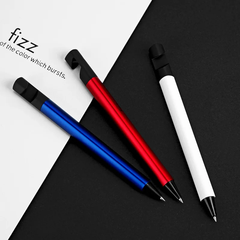 Ручка Fizz с держателем для телефона гелевые черные чернила ручки 0 5 мм ручка