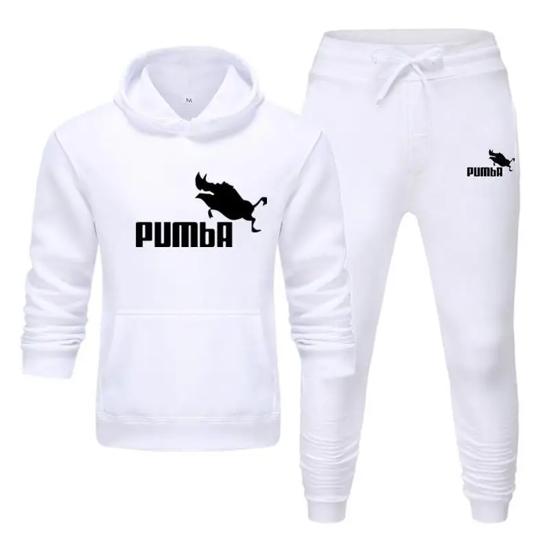 Men Hooded Sweatshirt Suit Running Track Suit Men Pullover Shirt Sports Suit Winter 2Piece Set Casual Wear Sportswear Jacket