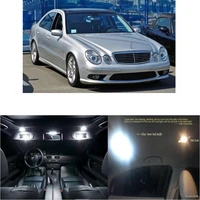 led interior car lights for mercedes benz e class w211 room dome map reading foot door lamp error free 22pc