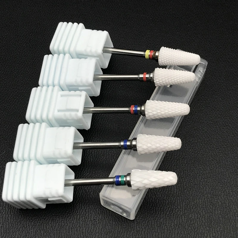 1 шт. Керамика и сверлами для ногтей электрические маникюрные машинки педикюра