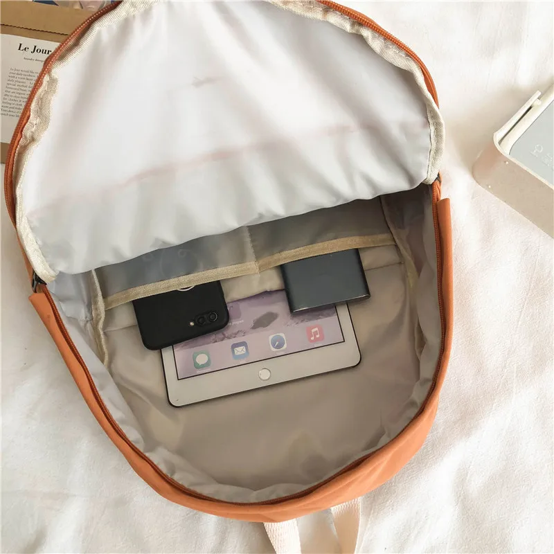 

Classic Women Nylon Backpack Female Girls Multi Pocket Bookbag Waterproof School For Teenage Travel Bag Mochila