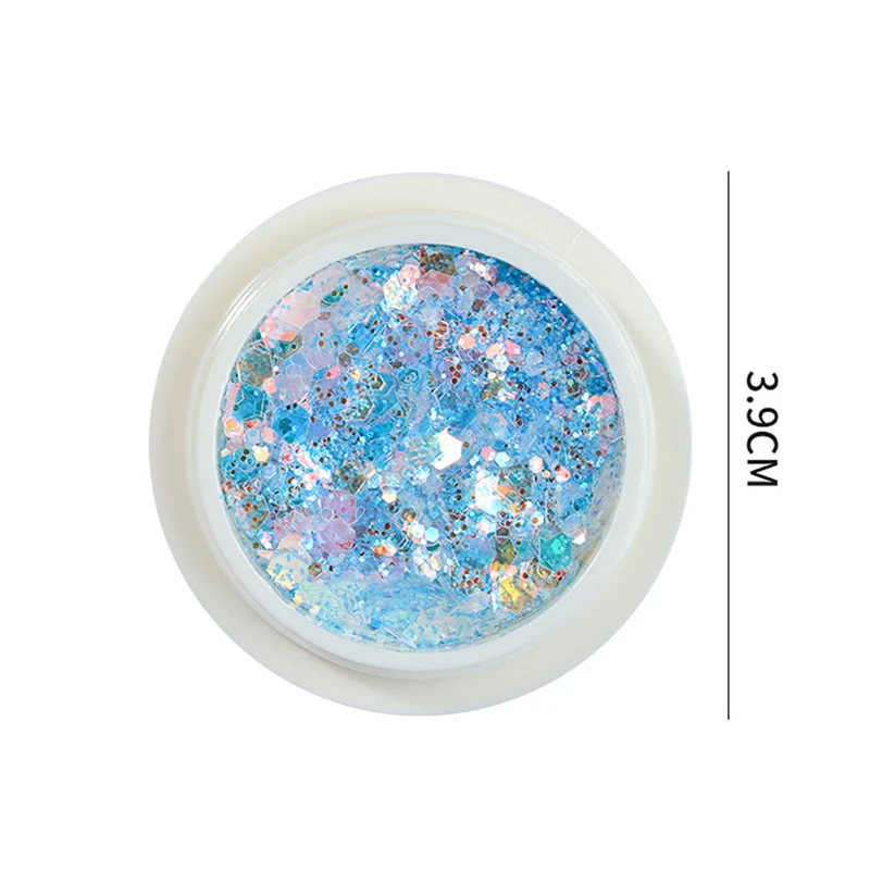 

Nail Art Round Hexagon Mixed Sequins Glitter Irregular Symphony Multicolor Ultra-thin DIY Nail Art Decoration Patch Accessories