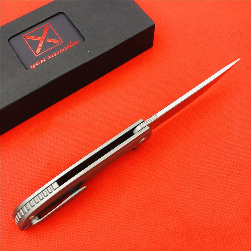 Оригинальный компактный складной нож Yon Xanadu s35vn ручка из титанового