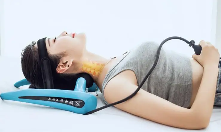 Аппарат для снятия шейного отдела позвоночника надувная коррекция бытовой