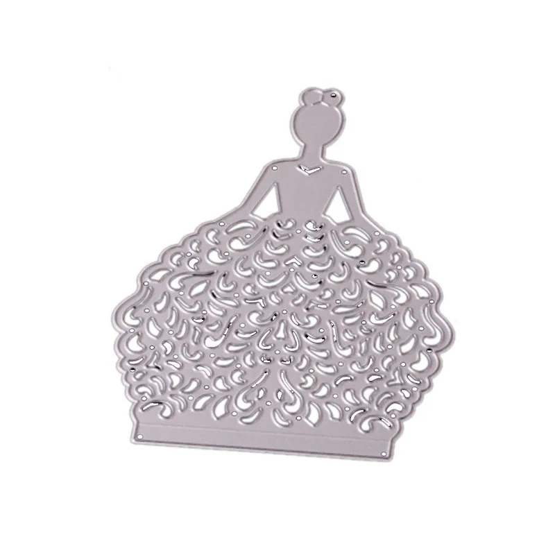 

Metal Cutting Die Of Crown Girl Scrapbooking Mold Paper DIY Card Postcard Handmade Craft Stencil Album Handcraft Embossing Mould