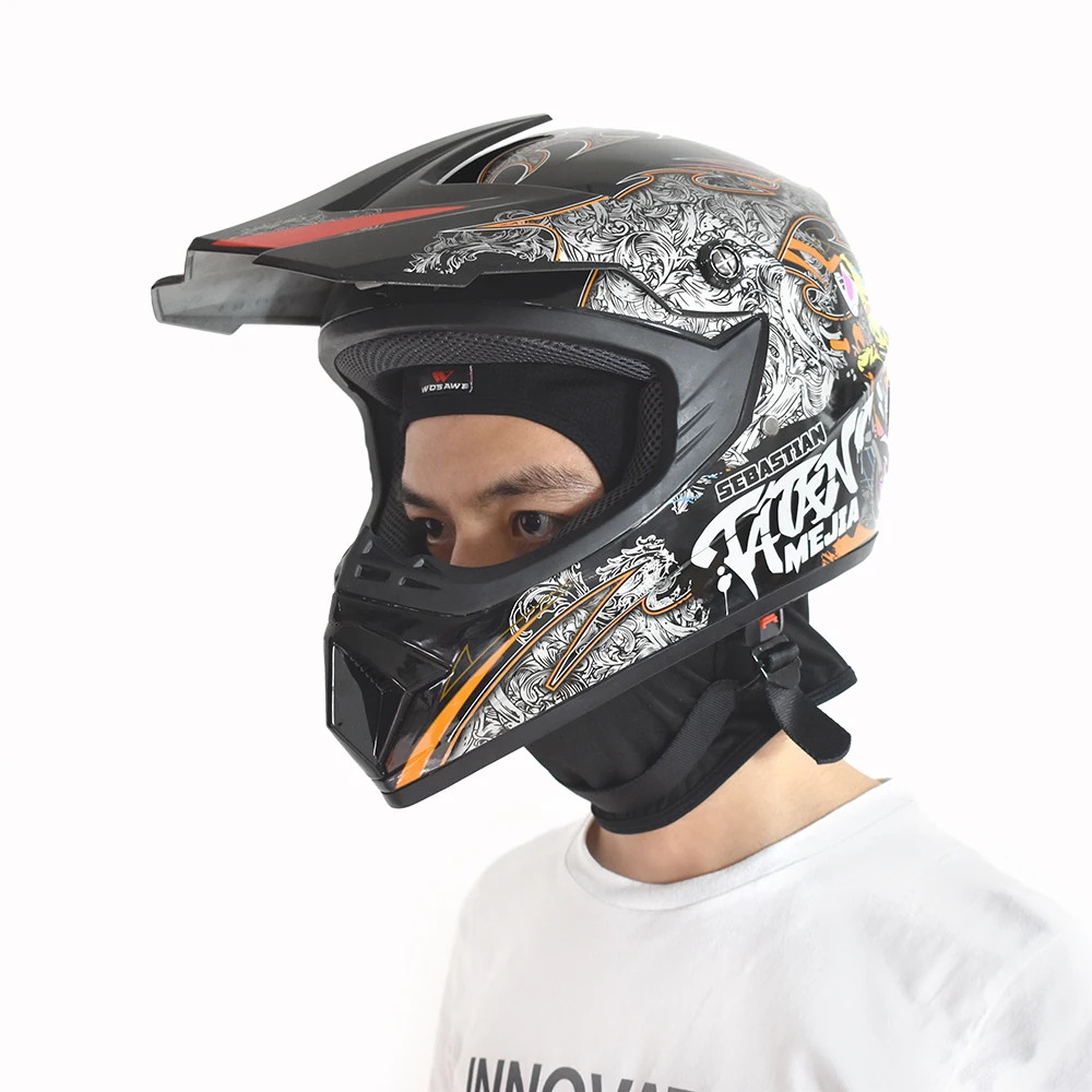 WOSAWE Motorcycle Racing Inner Cap Sweat Breathable Balaclava Cycling Face Mask Snowboard Bicycle Tactical Hat |