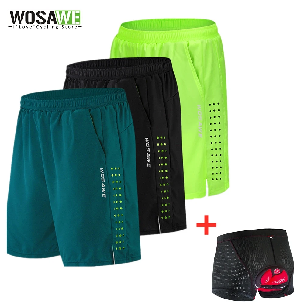 

Men Breathable MTB Cycling Shorts With 5D Gel Padded Cycling Underwear Mountain Bike Loose Fit Outdoor Downhill Shorts