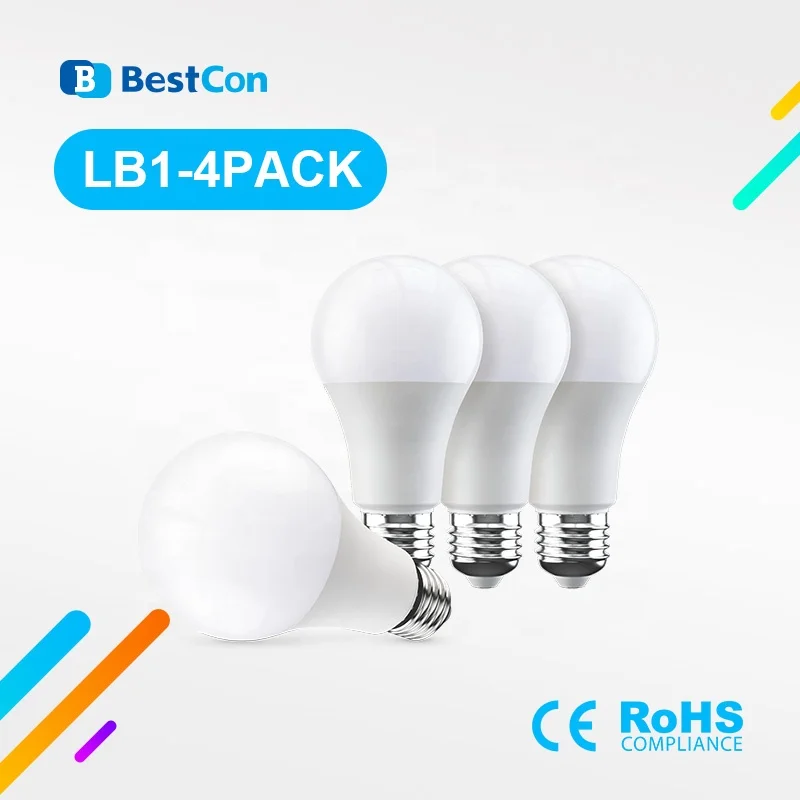 1/2/4-Pack BroadLink умный светильник BestCon LB1 светодиодной Wifi смарт-лампы Диммер