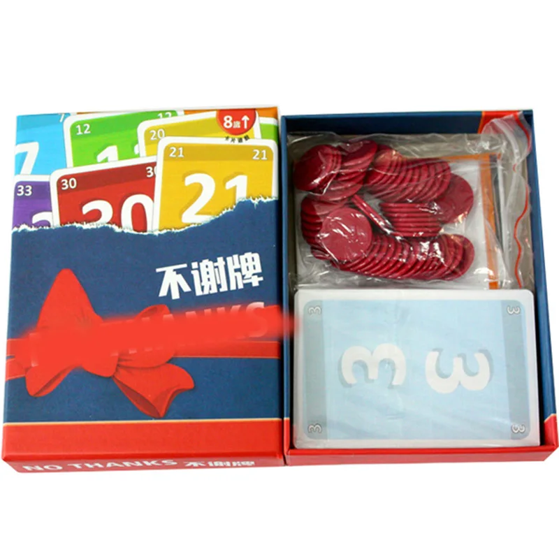 Нет спасибо настольная игра для 3 7 игроков семейные/вечерние лучший подарок