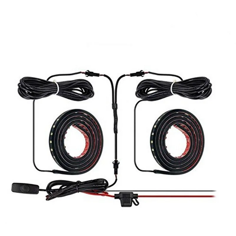 2X 60 дюймов 180 Белый светодиодный Карго ночная световая полоса для кровати