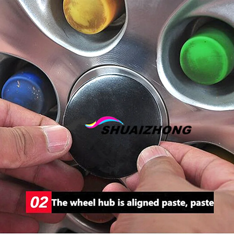 4 шт. 56 мм 65 стикер автомобильный Стайлинг колпачки для центра колеса диска