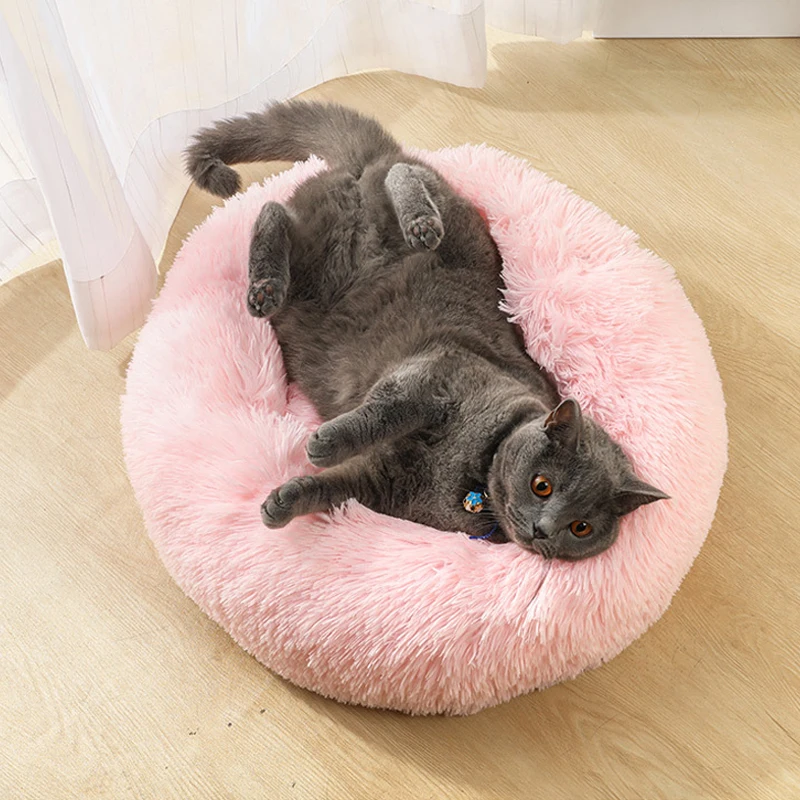 Домашнее животное кошка кровать собаки моющиеся круглый дышащий шезлонг Диван