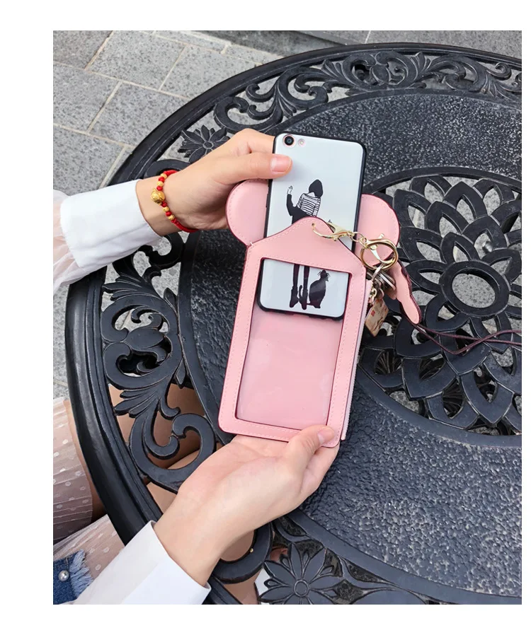 Кожаный чехол для телефона с изображением героев мультфильмов Диснея хранения