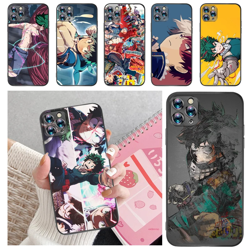 

My Hero Academia Tomura Boku Dabi Shigaraki Todoroki Shouto Bakugou Katsuki Phone Case For iPhone 12 Mini SE 2020 Pro Soft TPU
