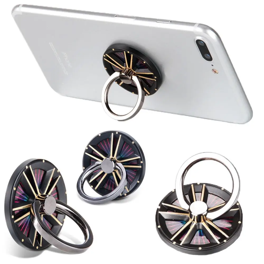 Держатель для кольца на палец ручной Спиннер вращающийся металлический