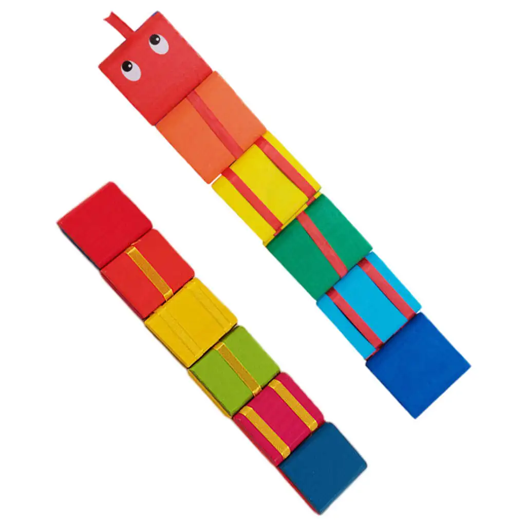 

Colorful Flap Wooden Ladder Change Visual Illusion Decompression Fidget Toys for Prizes
