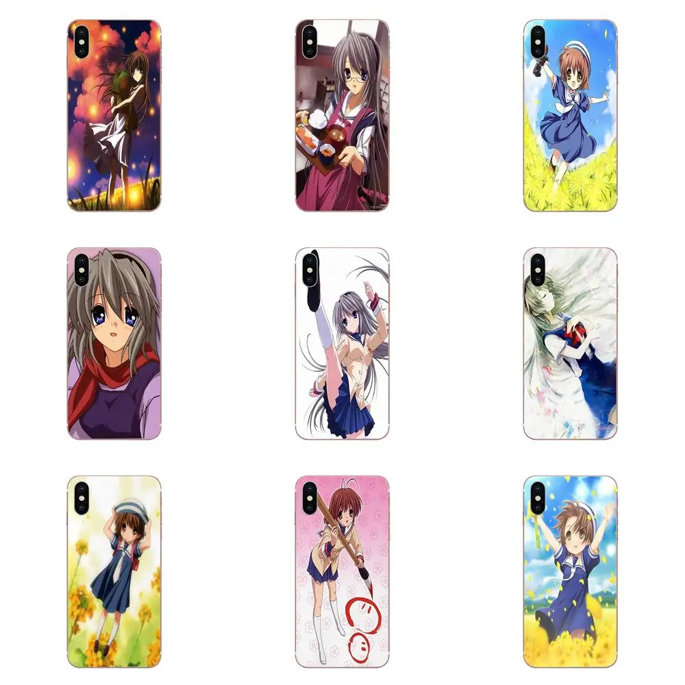 Чехол Clannad Tomoyo Sakagami аниме для HTC Desire 530 626 628 630 816 820 830 One A9 M7 M8 M9 M10 E9 U11 U12 Life Plus|Бамперы|