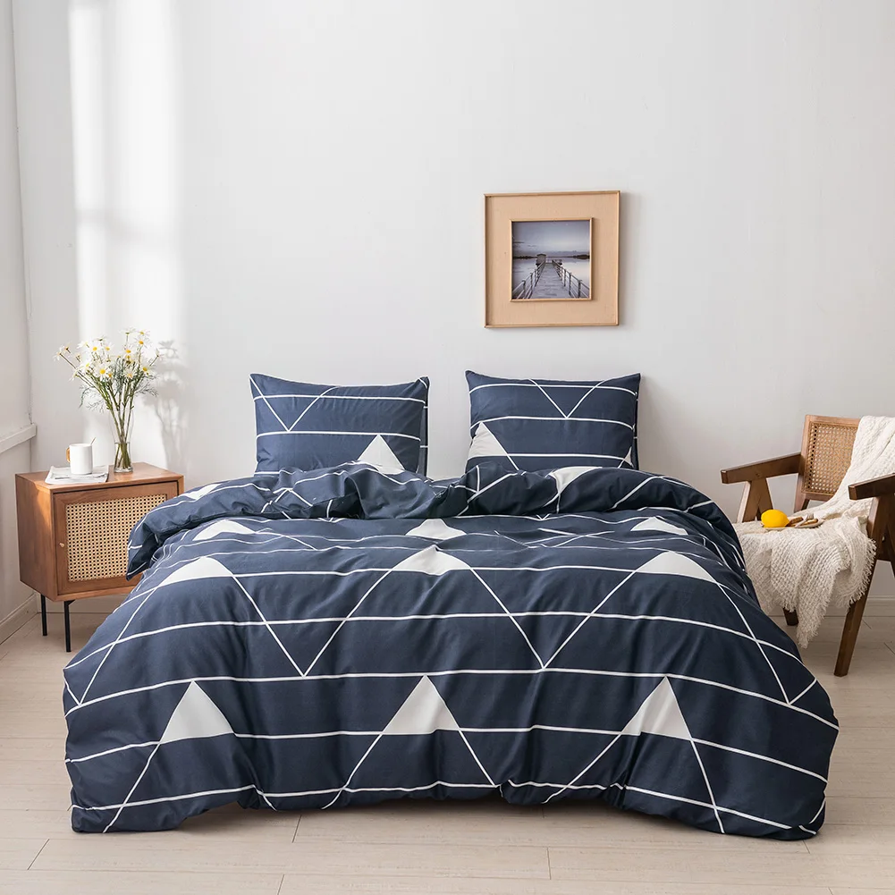 1 шт. пододеяльник с геометрическим принтом классические универсальные