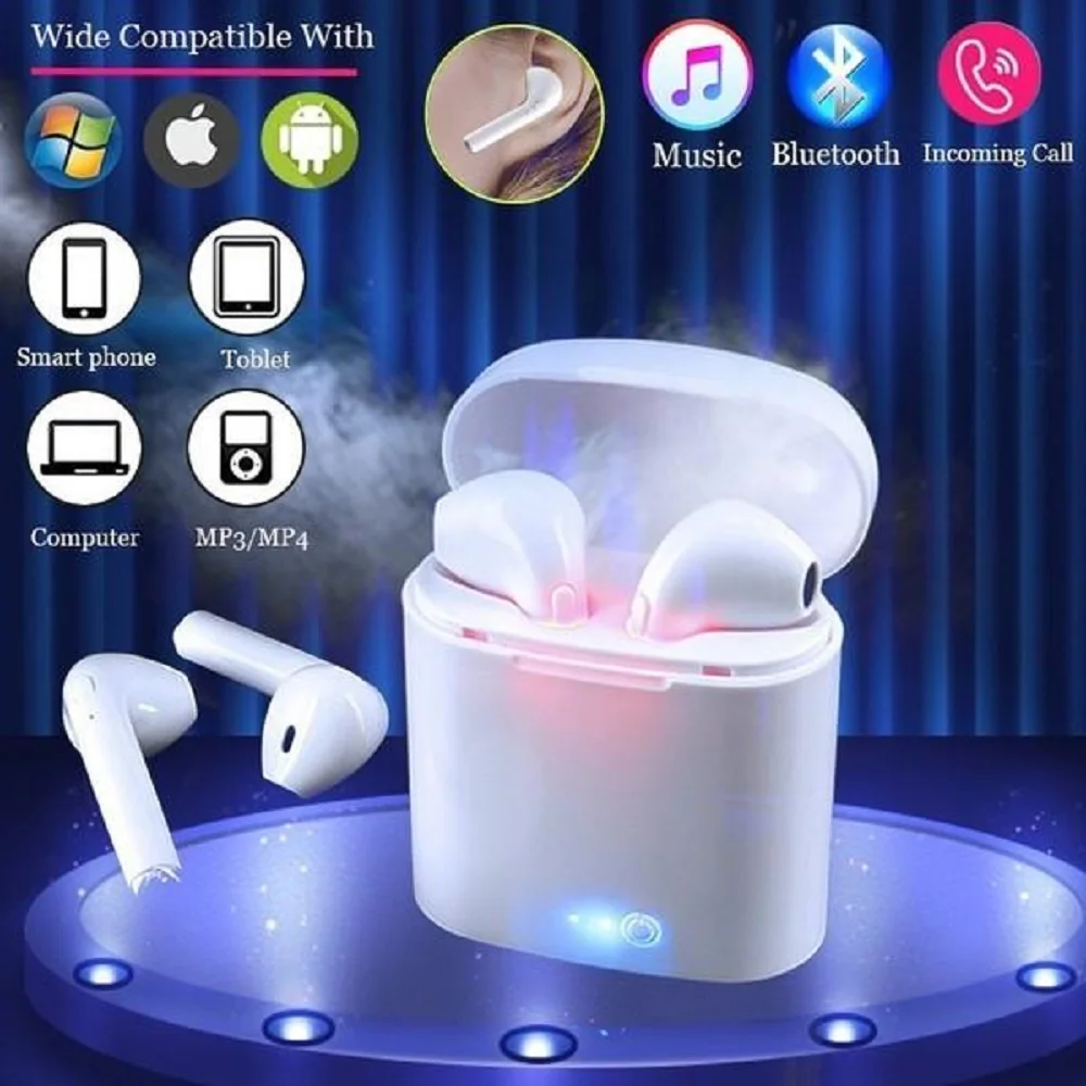 

I7s TWS wireless headset Bluetooth 5.0 headset air pod earplug hands free earphone with charger box