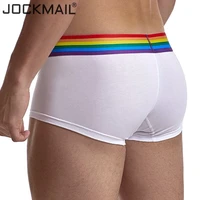 sexy boxer men gay underwear cotton rainbow mesh thermal underpants shorts pijama cuecas masculinas calzoncillos hombre slip