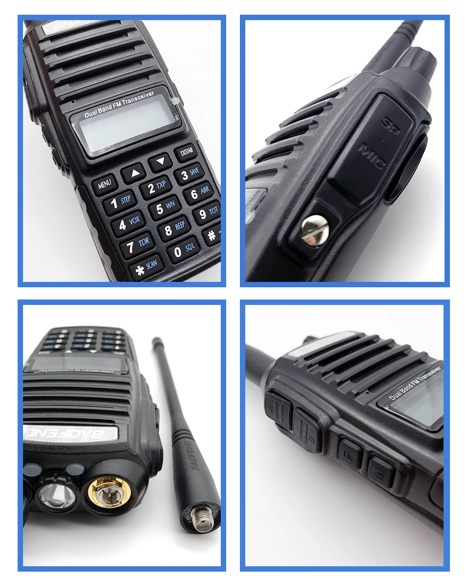 8 Вт BAOFENG UV-82 рация VHF UHF морской Ham CB радиоприемник сканер UV 82 PMR 446 охотничий двухсторонний радиоприемник VOX UV-82HP