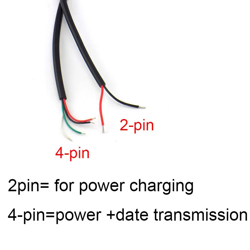 0 3 м/1 м/2 м 2 Pin USB Женский Мужской 4 контактный провод разъем зарядный кабель