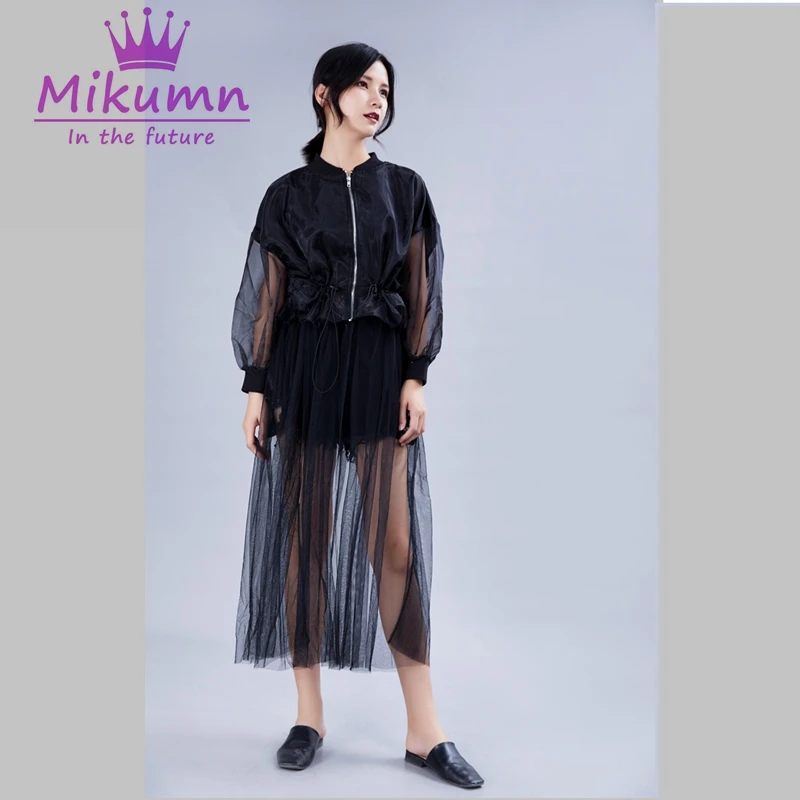 Куртка женская Солнцезащитная в стиле Харадзюку модная длинная свободная