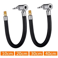 car tire air inflator extension hose adapter inflation pump tube for motorcycle bike tyre inflation tube 10cm 20cm 30cm 40cm