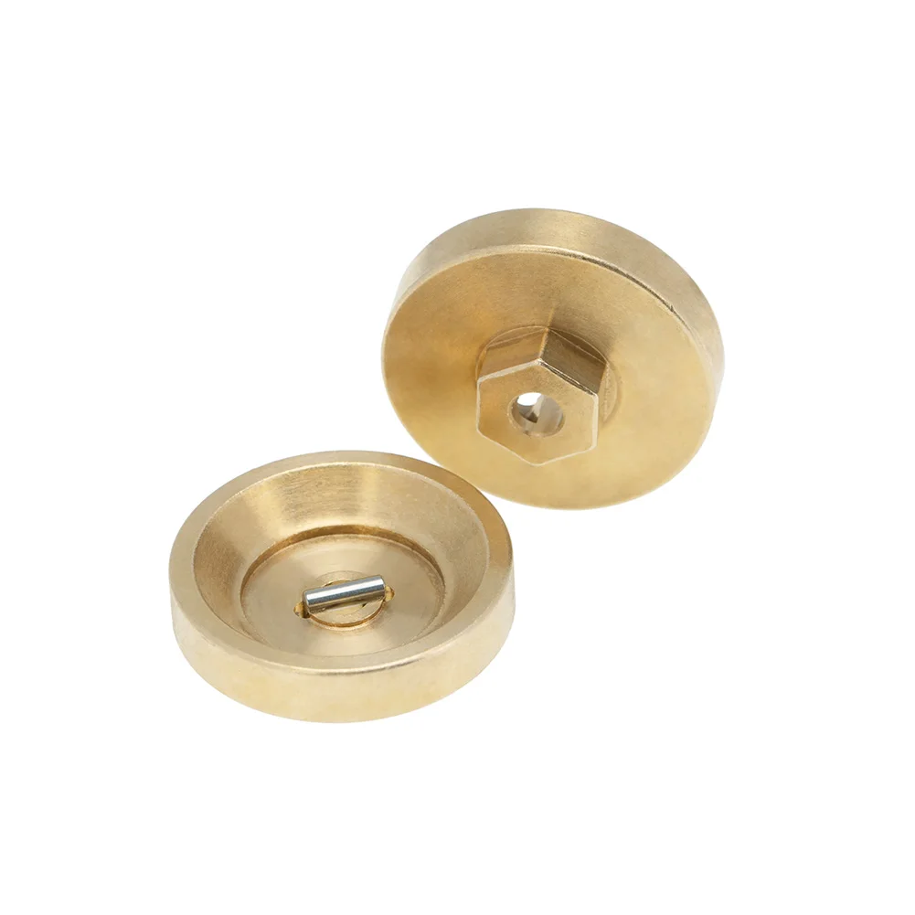 

4pcs/set Durable Kids Toy 1:24 With Bolts Easy Install Brass Wheel Hex Adaptor 4mm Repair Replacement Parts Heavy Duty For Axial