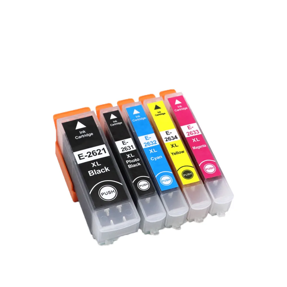 Совместимость T2621 T2631 T2634 патрон чернил для принтера EPSON XP 520 600 605 610 615 620 625 700 710 720 800