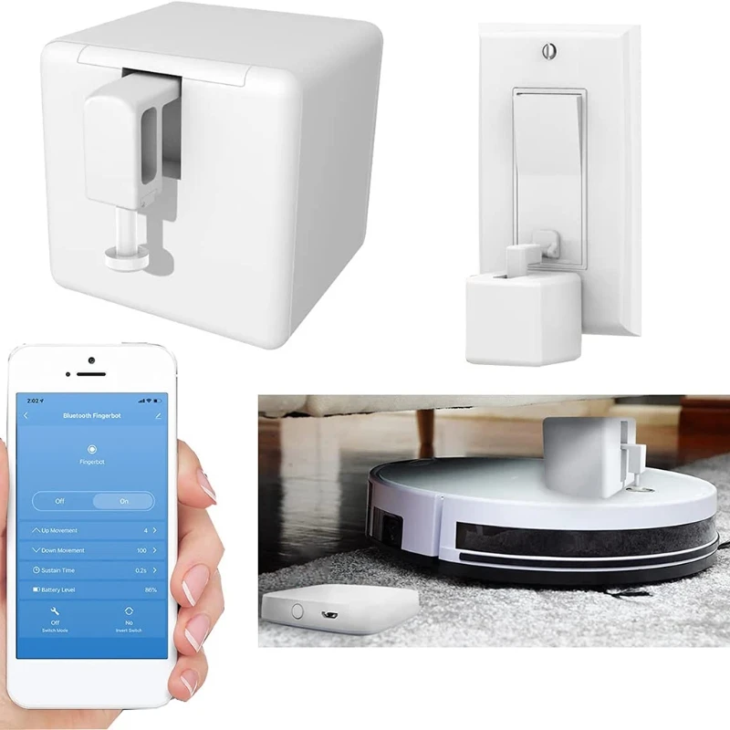 

Fingerbot Smallest Robot APP Control Smart Mechanical Arms Bluetooth-compatible Connection Intelligent Home System