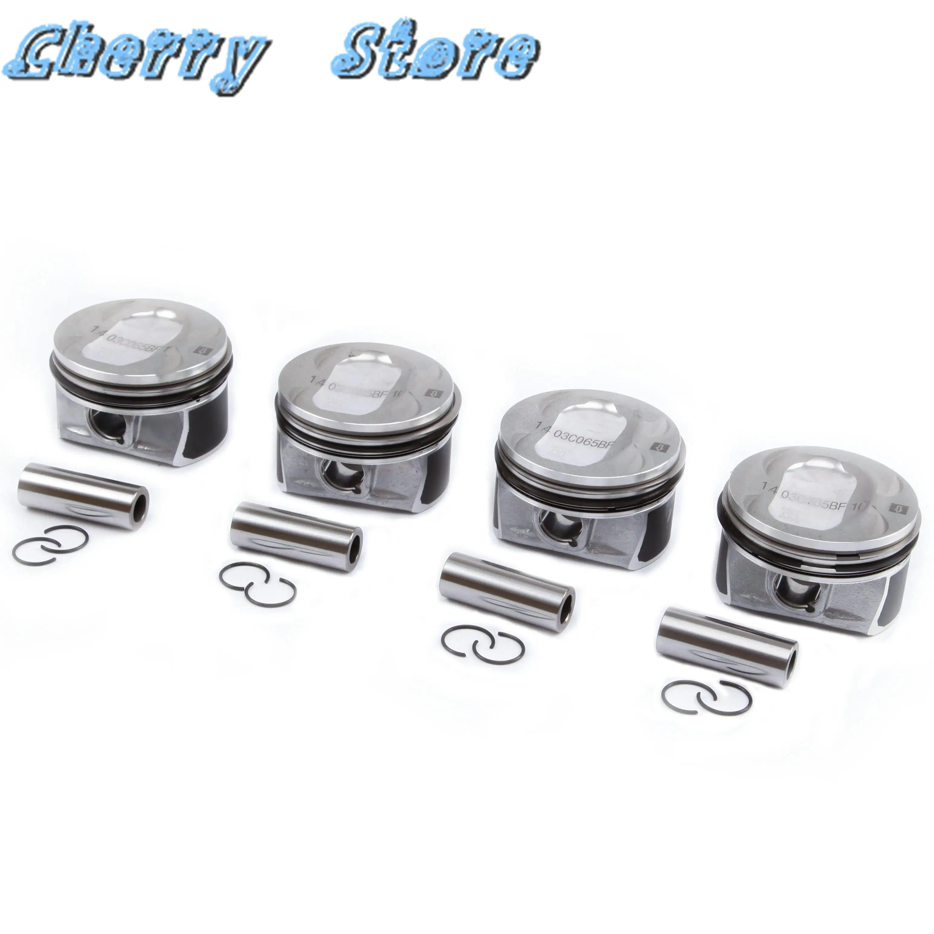 

03C107065BF Oversized Pistons & Piston Rings Kit 76.51+0.5MM 19MM For VW CC Golf Jetta Passat GTI Tiguan Audi A1 Skoda Seat 1.4T