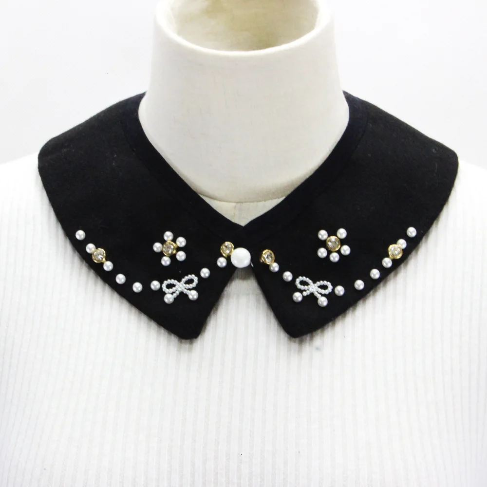 Женский шерстяной свитер с жемчужными ногтями украшение свитера свинцовый