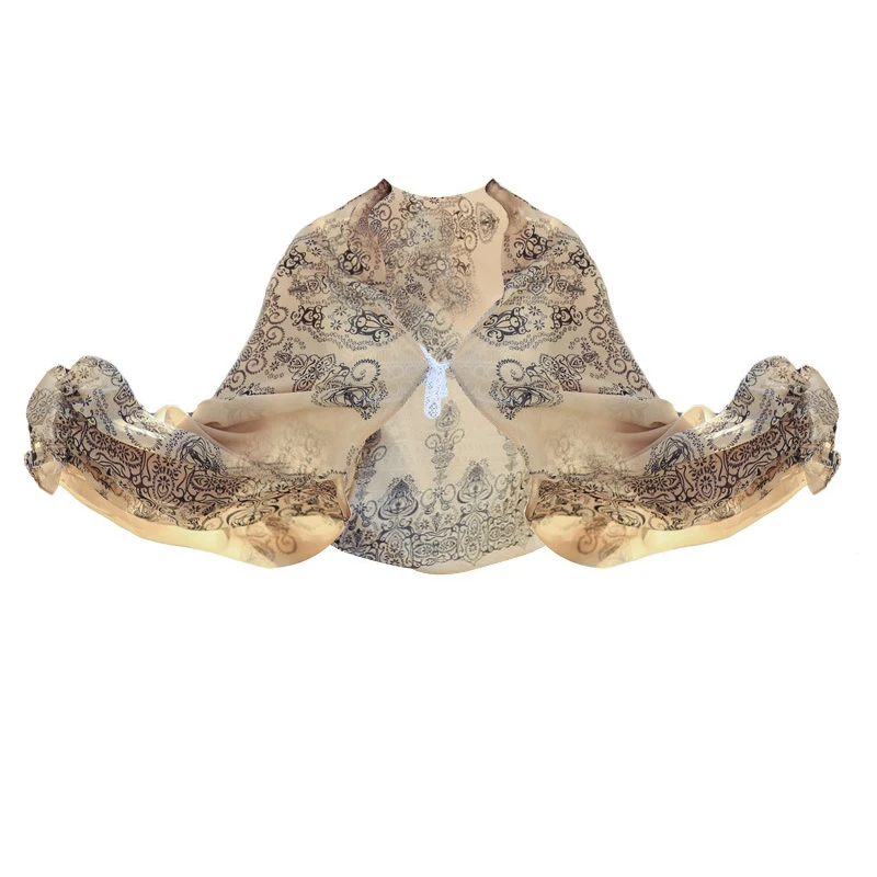 

1 шт. Женские Солнцезащитный крем Перчатки ручная манжета рукава вождения шифоновая накидка свободного кроя шаль пляжные шаль ручной рукав...