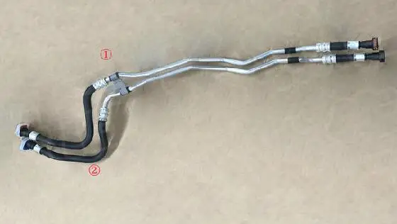 

1503102XPW01A Oil cooler inlet and outlet oil pipe assembly for greatwall pao